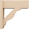 Ekena Millwork 8-in W x 22-in D x 22-in H Funston Block Rough Cedar Woodgrain TimberThane Outlooker, Primed Tan OUTUR080X22X22FST44RCPR - alternate 6